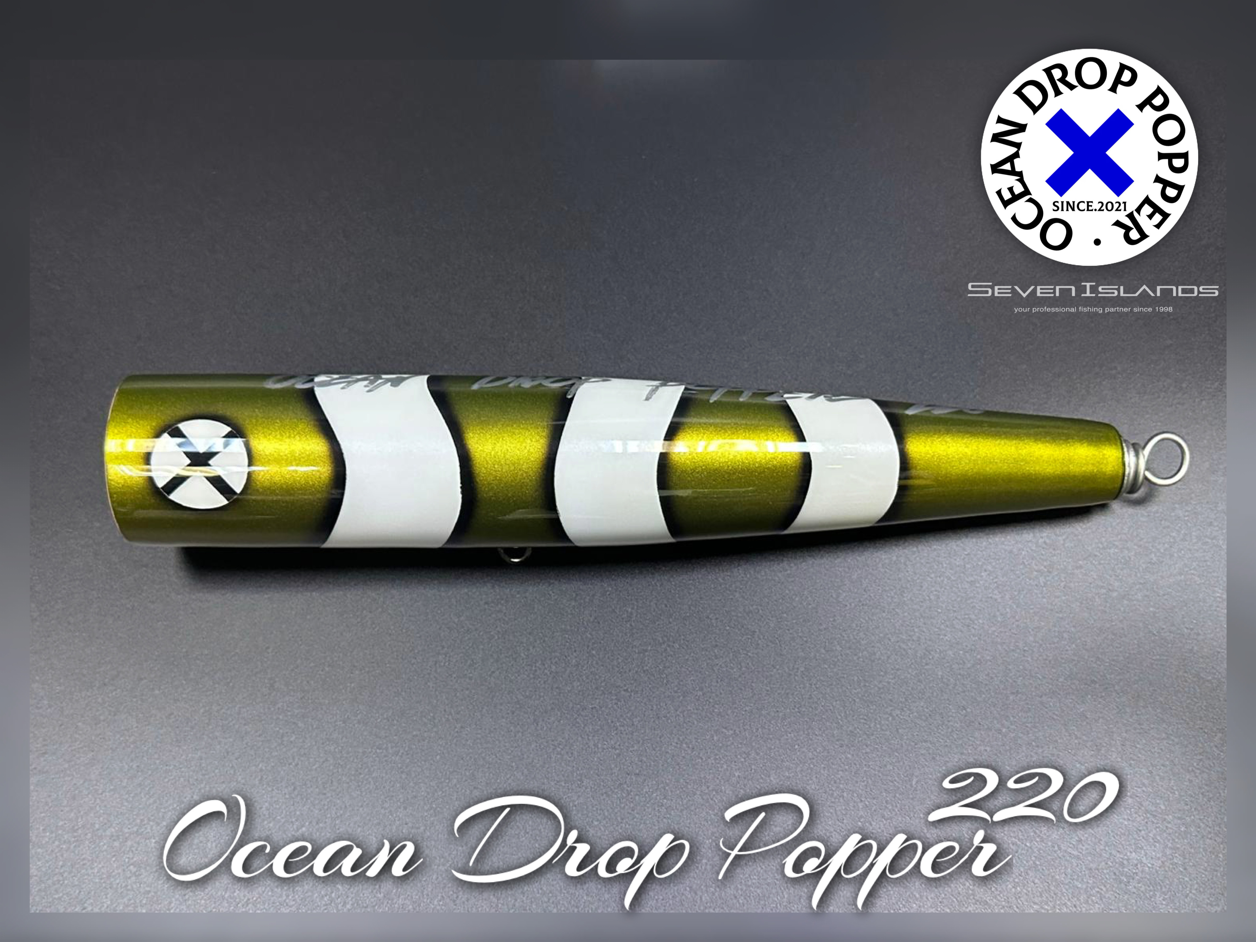 T.W.D LURES Ocean Drop Popper 220