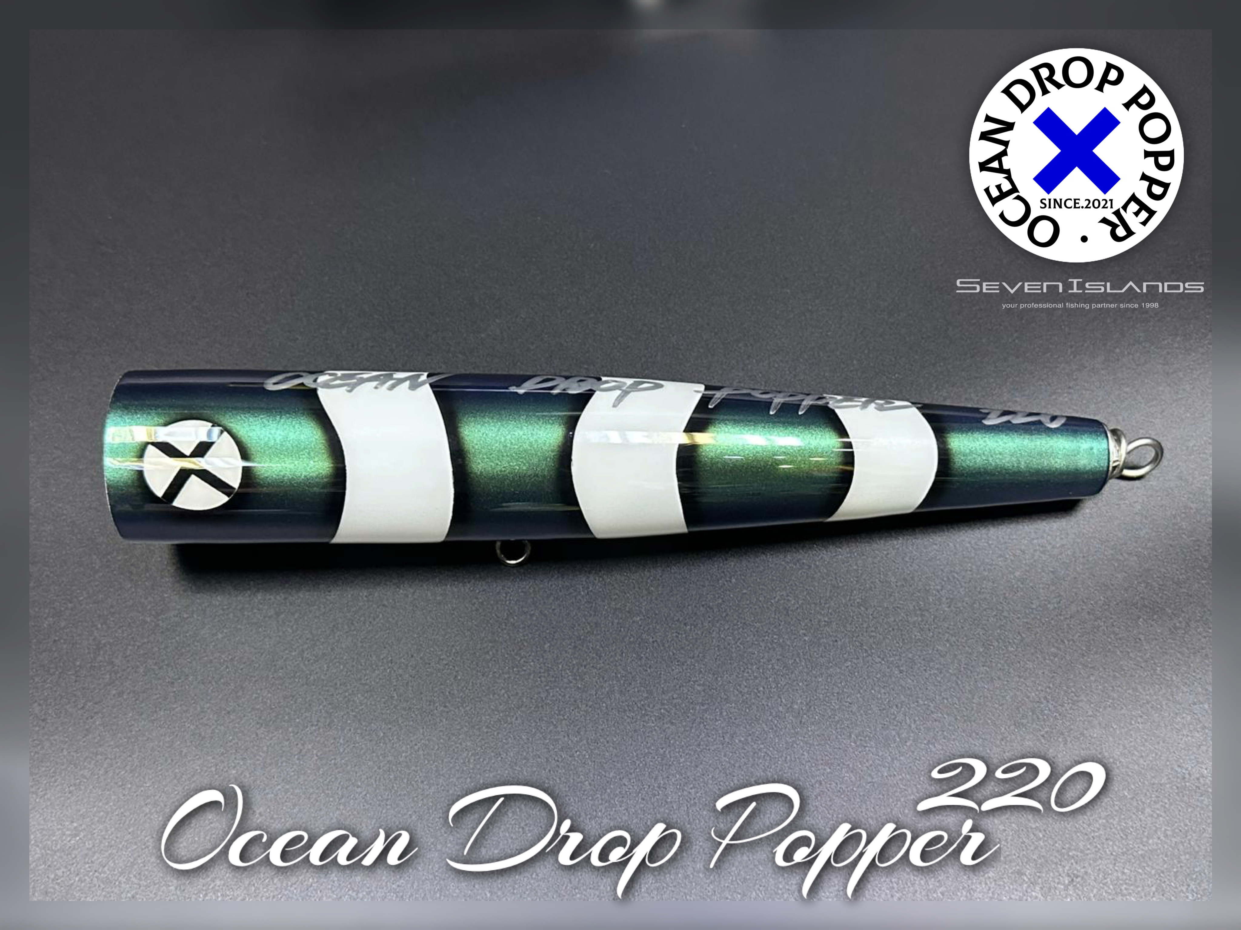 T.W.D LURES Ocean Drop Popper 220