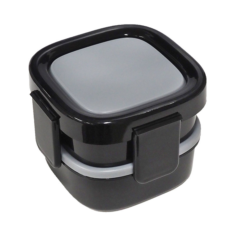 附鎖蓋雙層便當盒/方