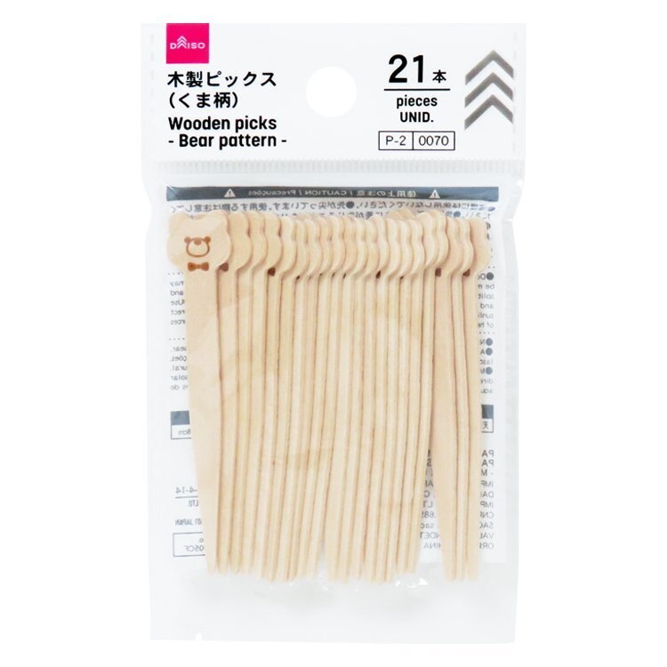 木籤/熊 8cm 21入