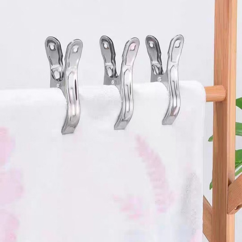 不鏽鋼曬衣夾/4入