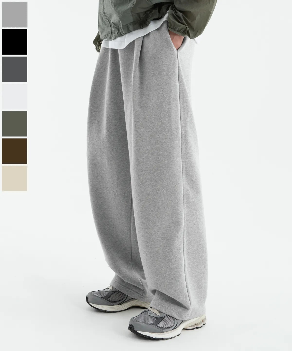 【OWN】 BRENSON 長褲 棉褲 寬褲 棉寬褲 寬鬆 舒適 柔軟 不分男女 黑 灰 炭灰(深) 橄欖 白灰(淺)