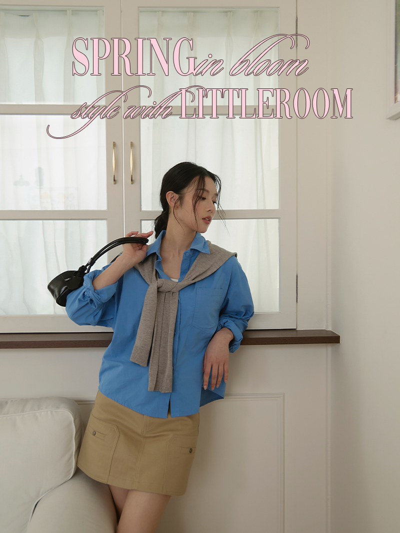 A3242-糖果色襯衫(附披肩)