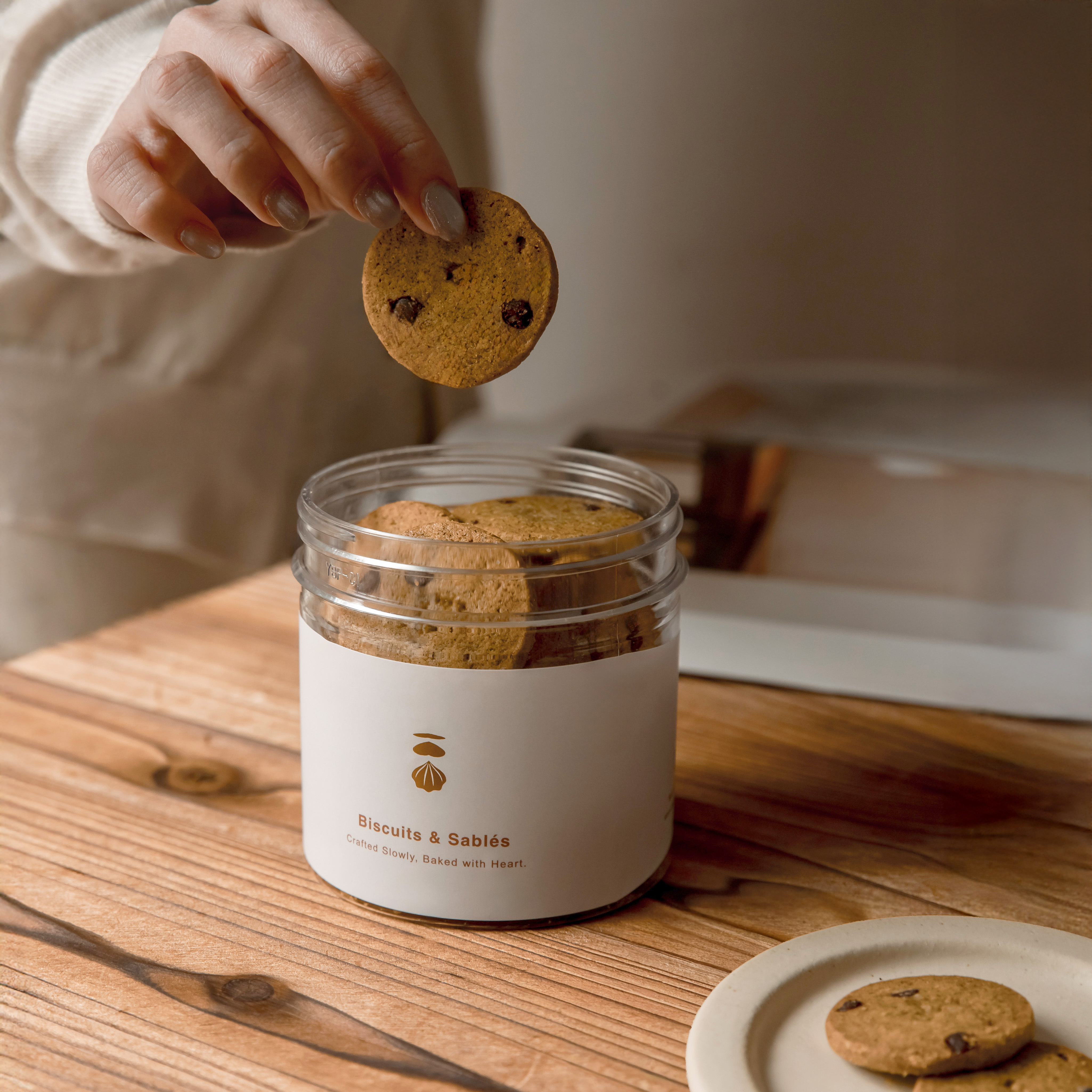 【兩件折50元】伯爵巧克力豆法式手工餅乾