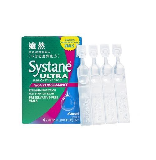 適然高清 Systane Ultra 滋潤眼藥水24支無防腐劑装