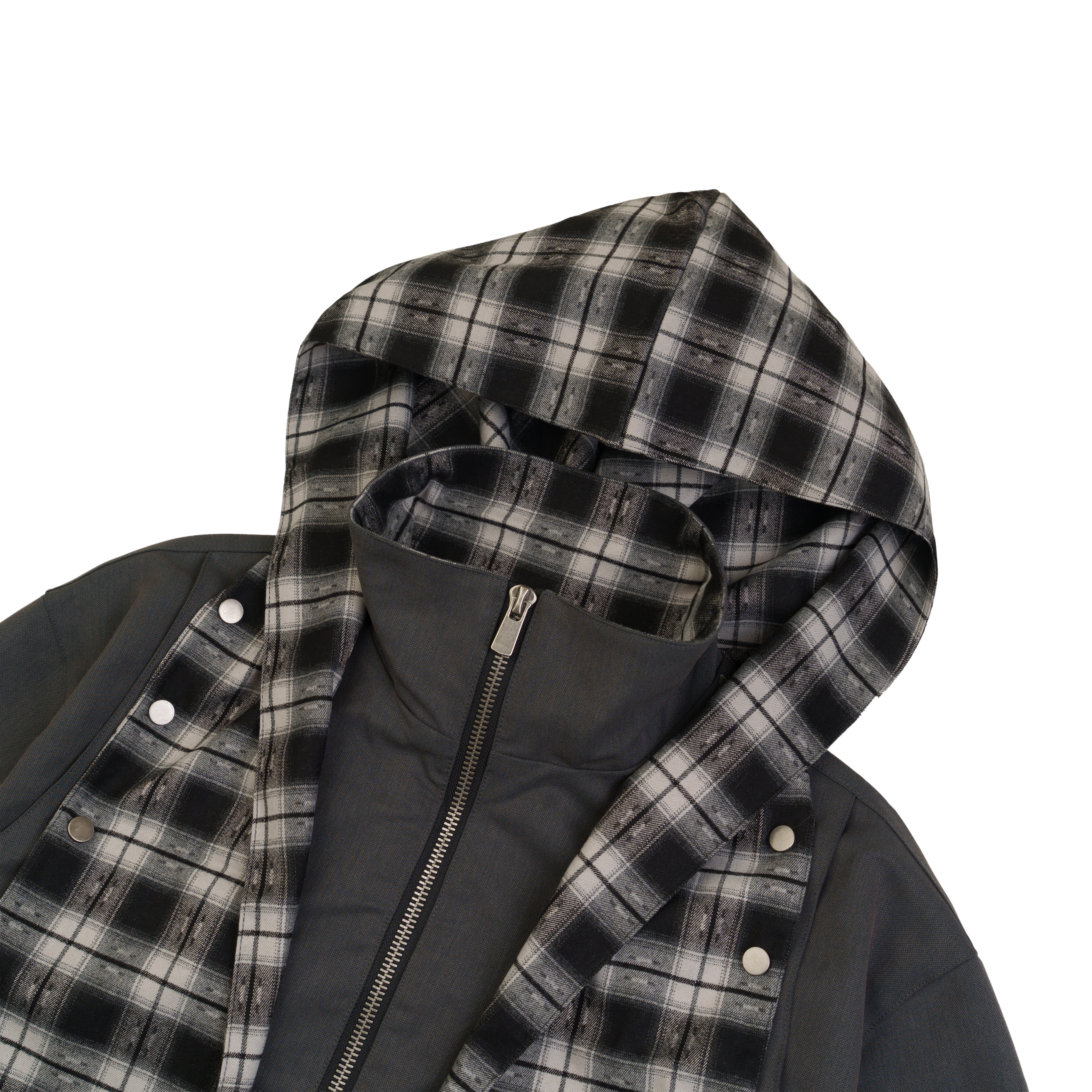 Woden x SATIVASTUDIO WJ-01 “Vintageism” Cropped Jacket - Grey