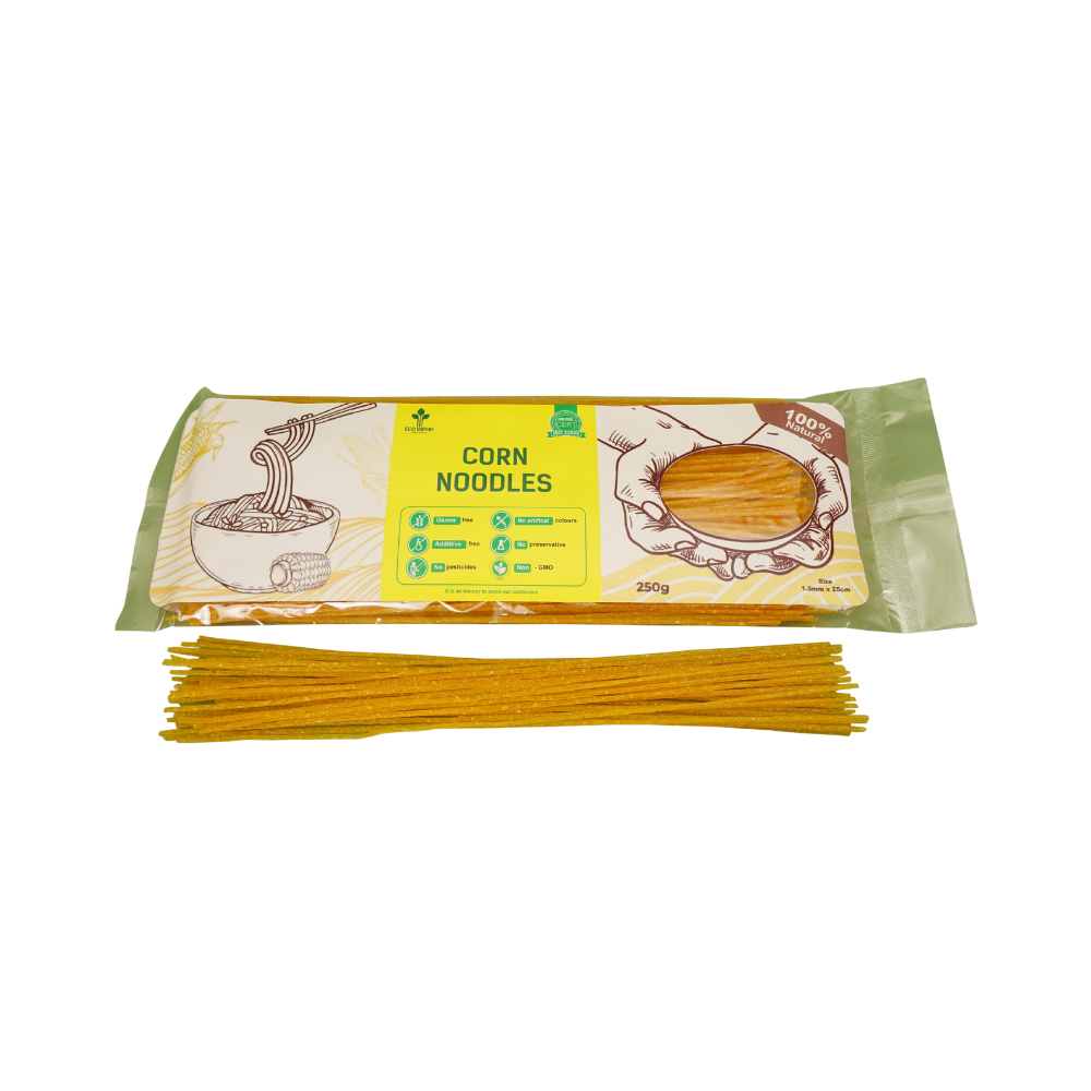 Eco VIPHO Low GI Sugar less Rice Noodles - Corn (250g)  (164404)