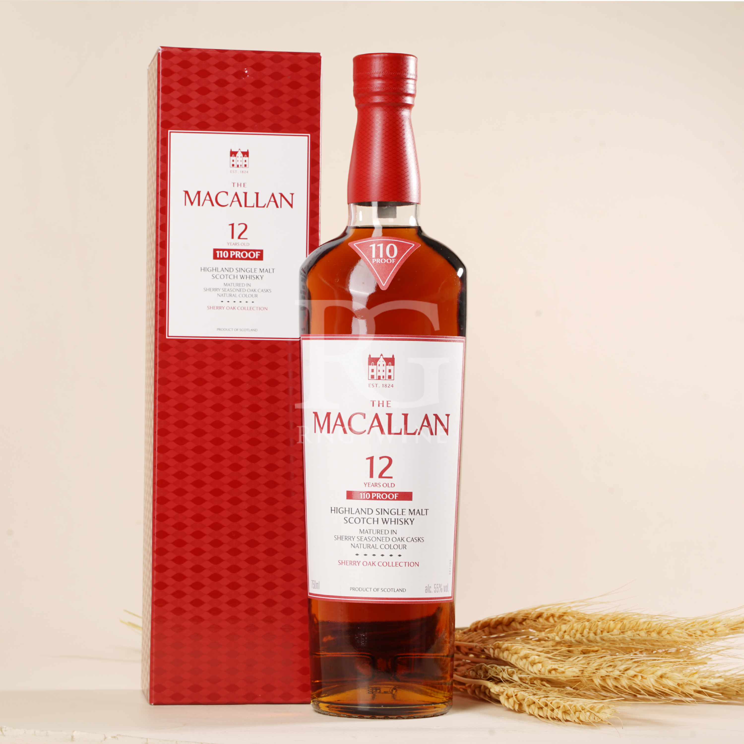 Macallan 110 Proof Sherry Oak Cask 12 Year Old