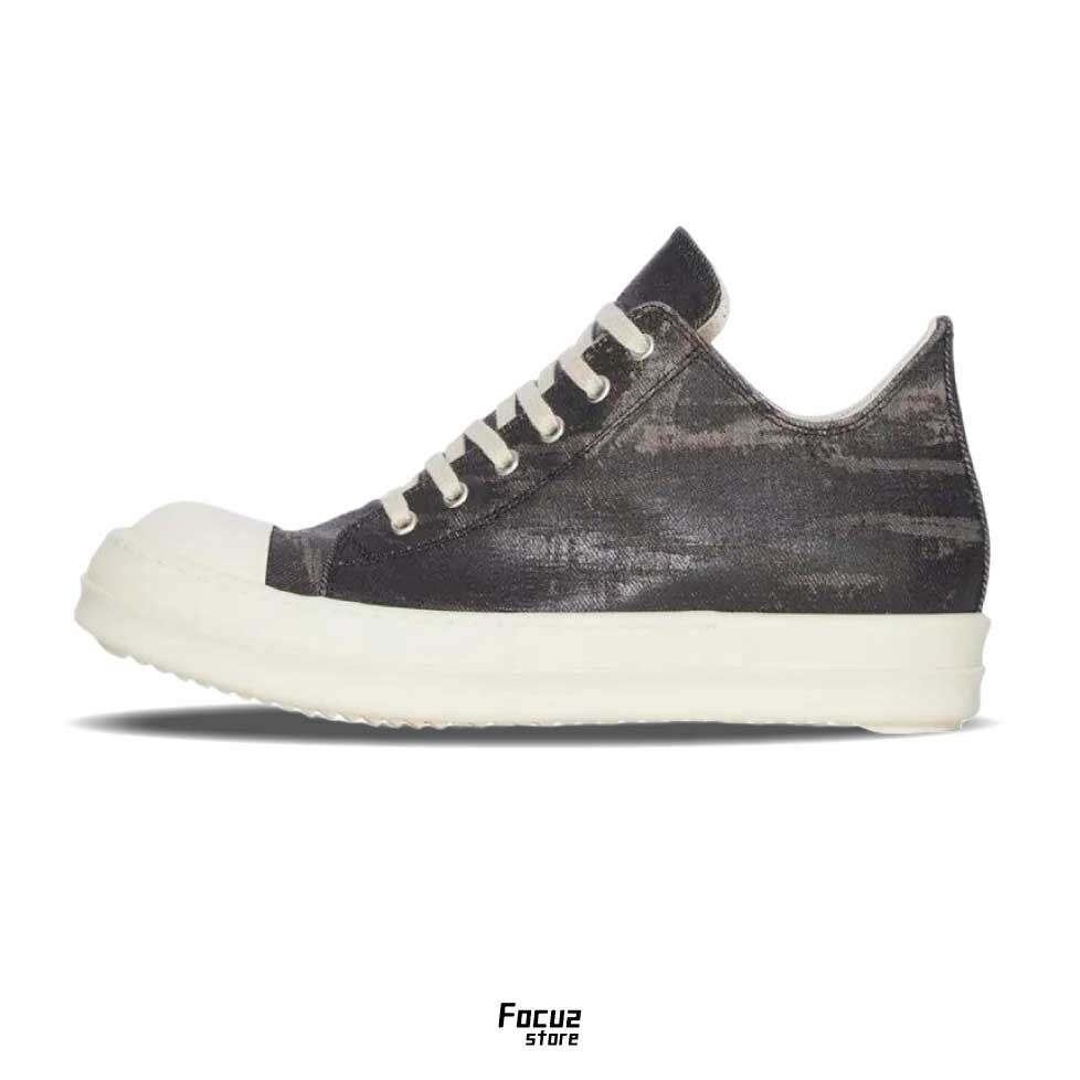 【Focus Store】現貨秒發 Rick Owens Concordians DRKSHDW "Black Washed Foil" 水洗黑色 DU02E7802