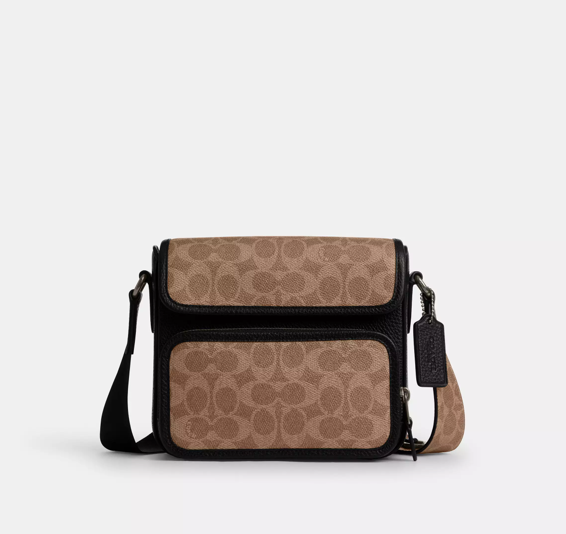 【直播】Coach LX021009 Sullivan 翻蓋斜背包