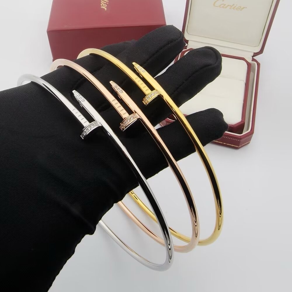 18k ct”JUSTE UN CLOU釘子小號項圈”高奢定製款