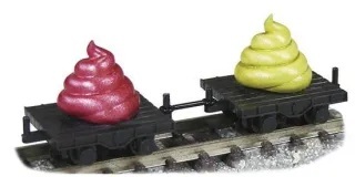 津川洋行 JT-07 N規 好運/財富便便運輸車（紅色便便、黃色便便，含車廂）