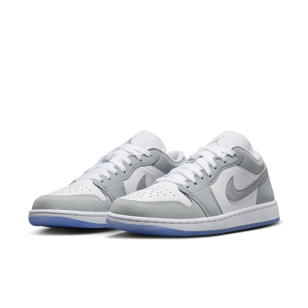 NIKE 休閒鞋 AIR JORDAN 1 灰白 冰底 小DIOR 男女 DC0774-105