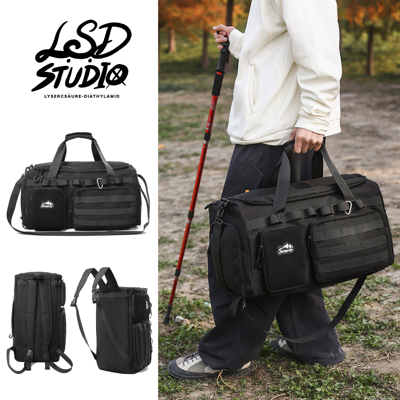 鞋袋 × 乾溼分離夾層｜機能旅行後背／手提包【BGGS20】