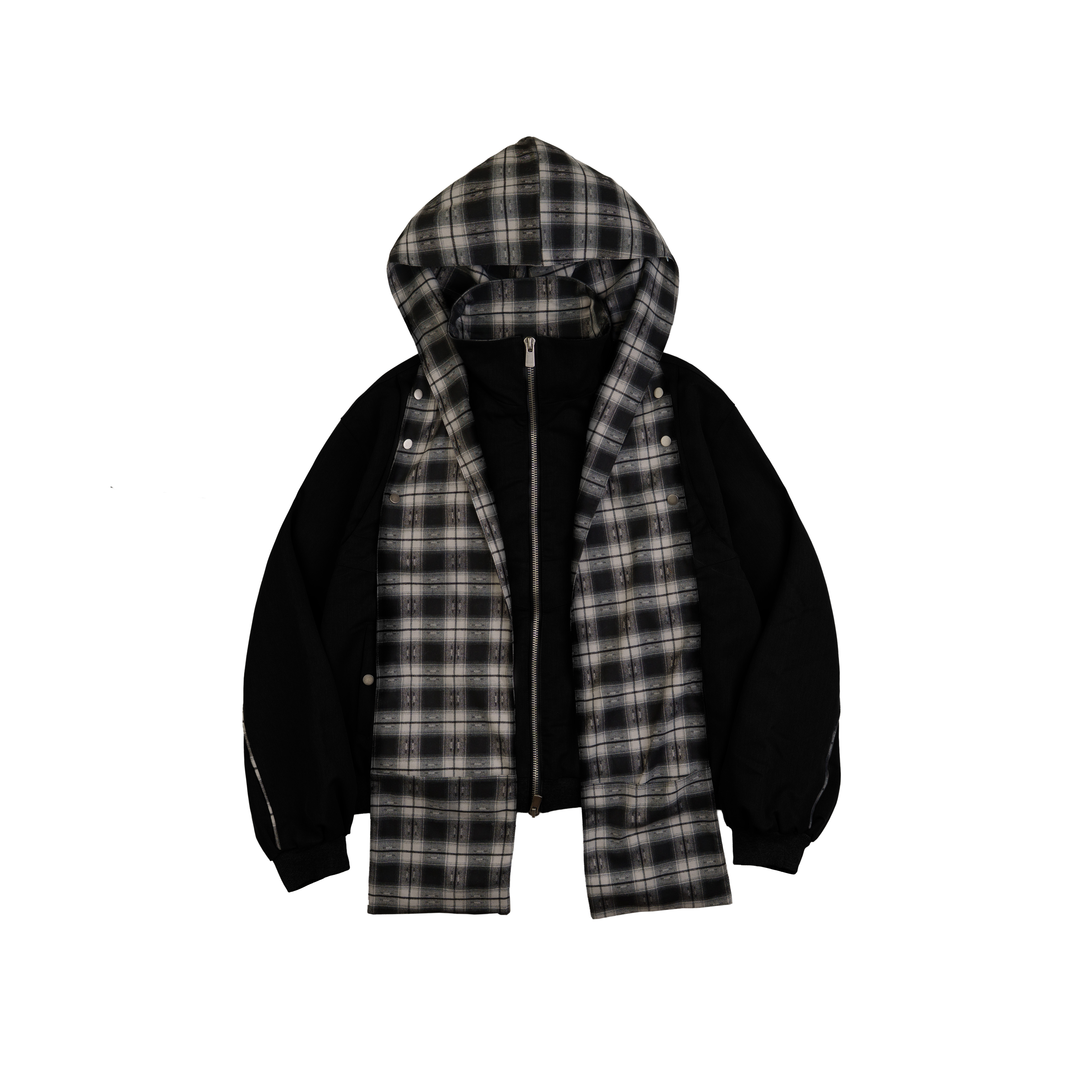 Woden x SATIVASTUDIO WJ-01 “Vintageism” Cropped Jacket - Black