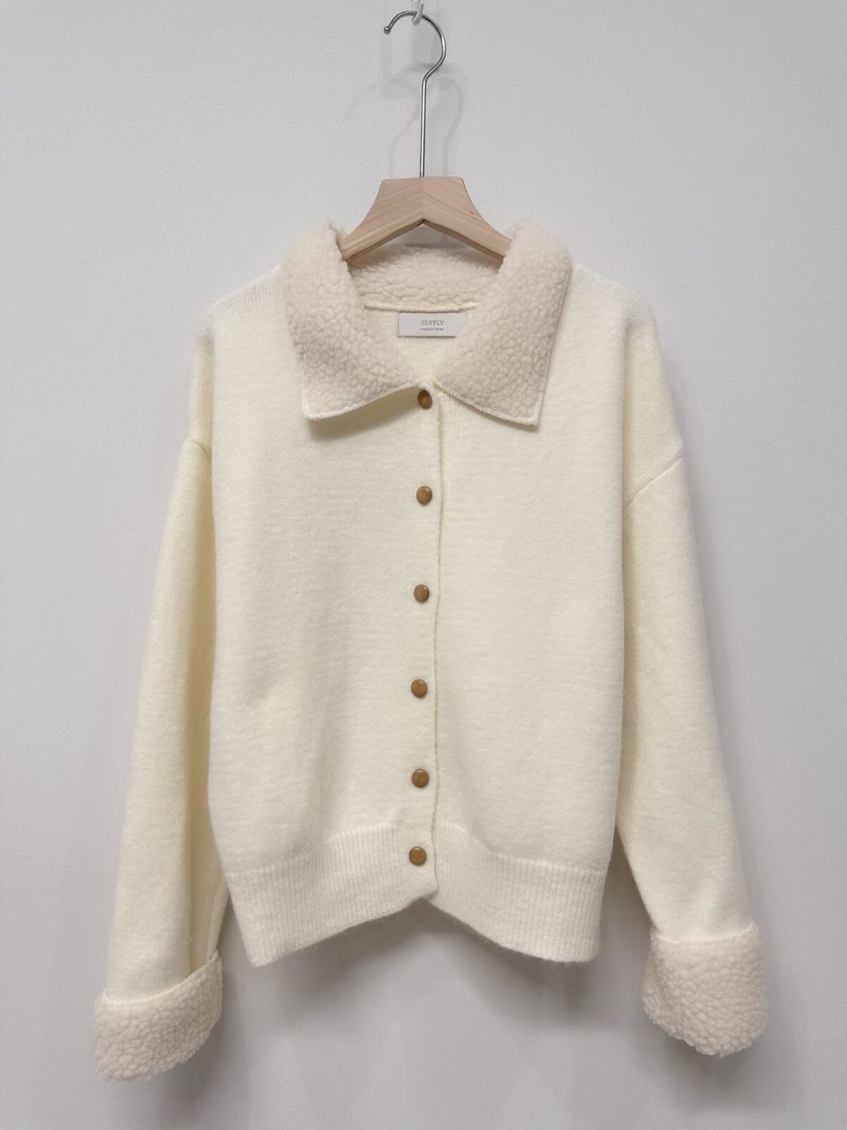 LU5501 羊毛拼羊羔絨溫暖外套 *特價* (優惠碼同充值購物金不適用)