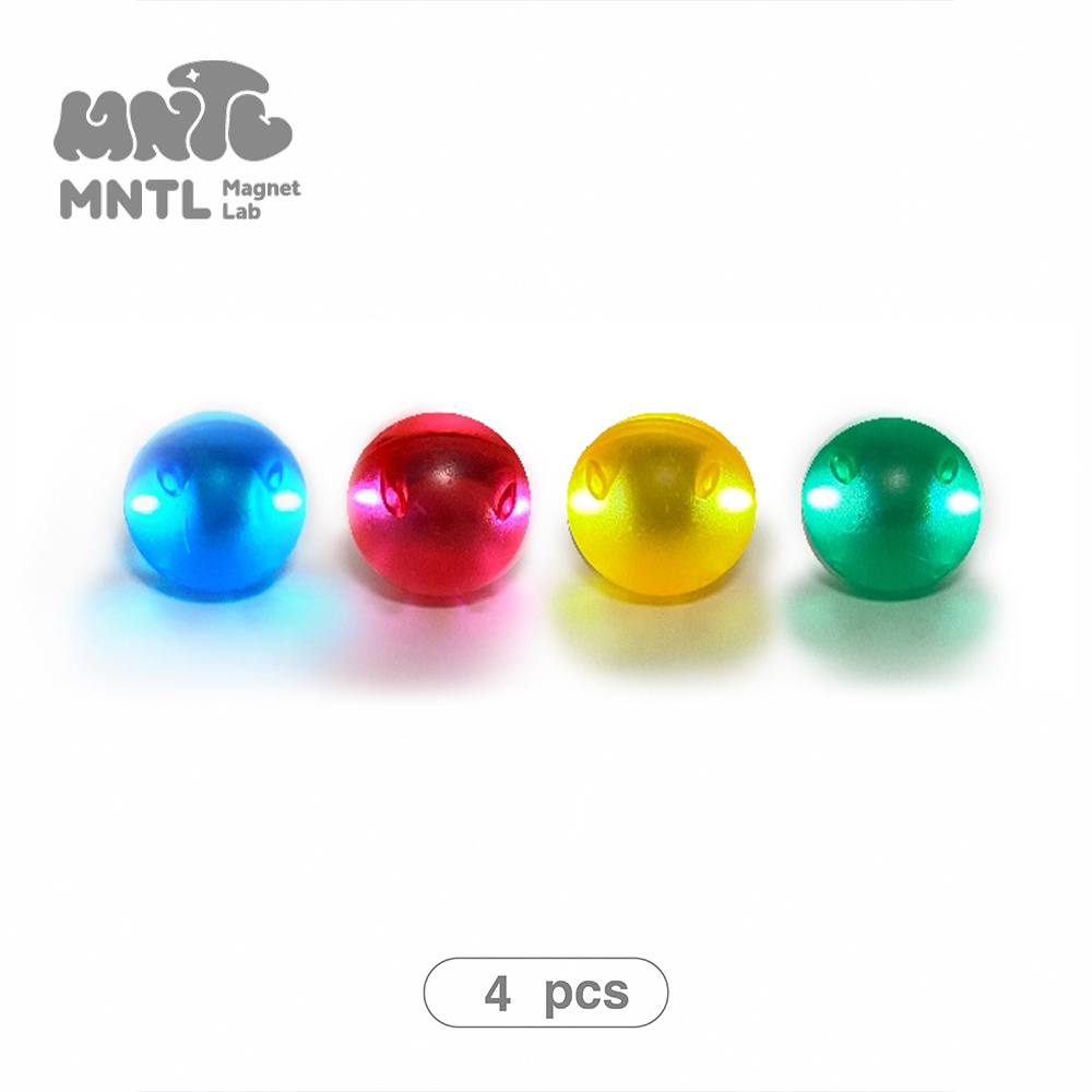 【MNTL】磁力積木/磁力片配件 |  酷亮球 Ball 2.0 - 經典色