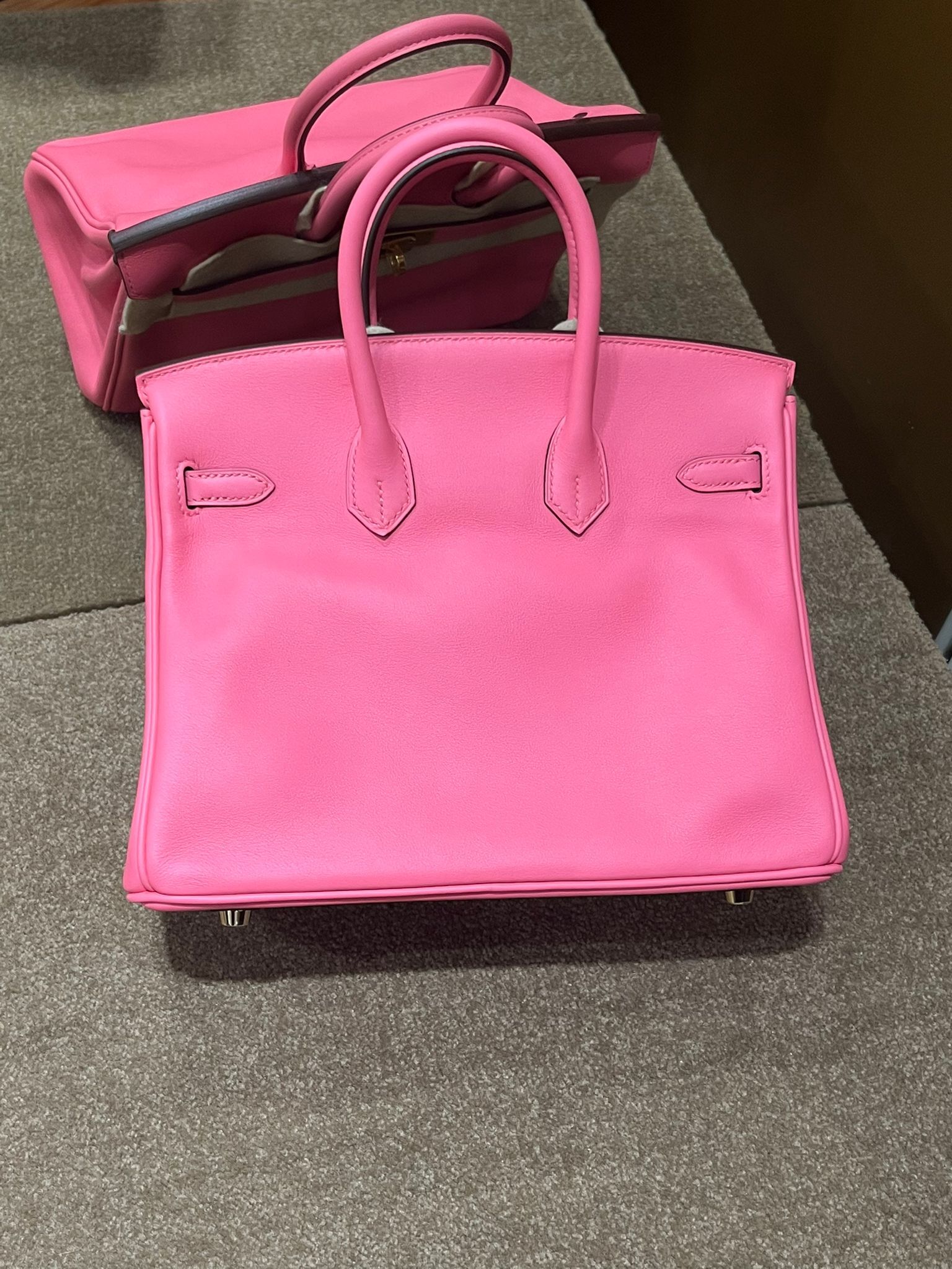 Birkin 25 粉色 cc swift A 閒置品