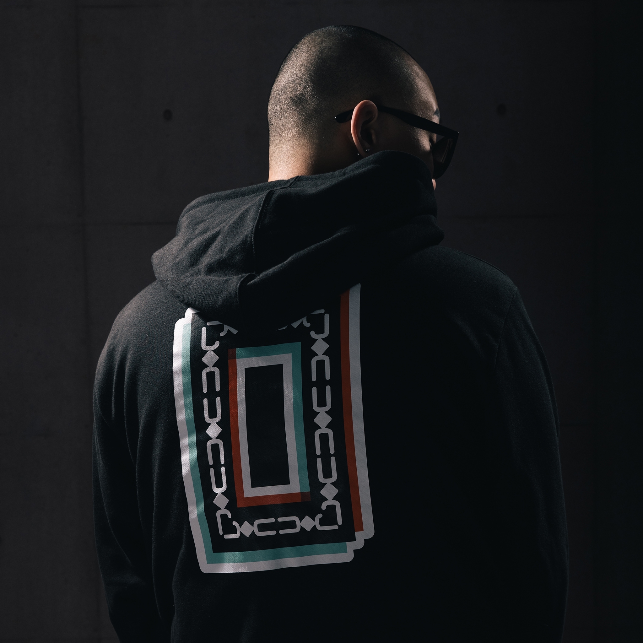 XCTRL x 東方不敗錯視白板帽T-黑