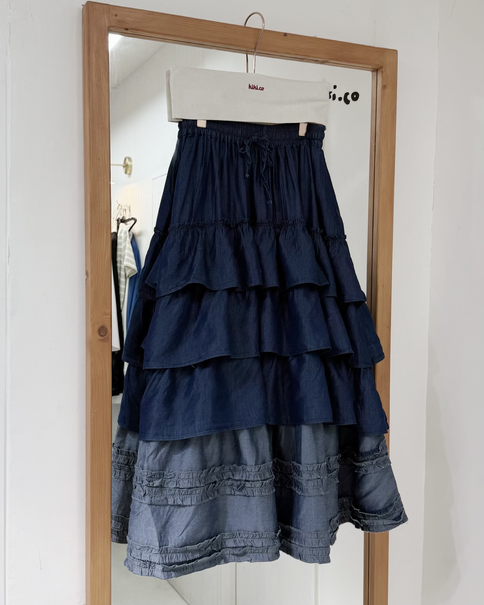 層層蛋糕ruffle橡筋半裙