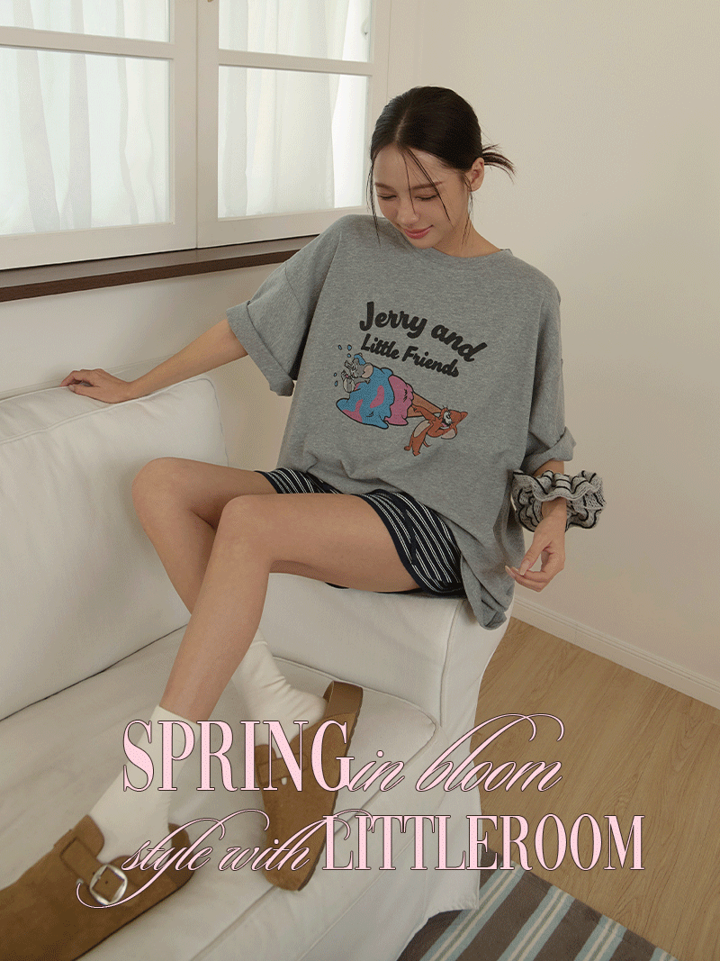 A3302-冰淇淋傑利鼠圖上衣