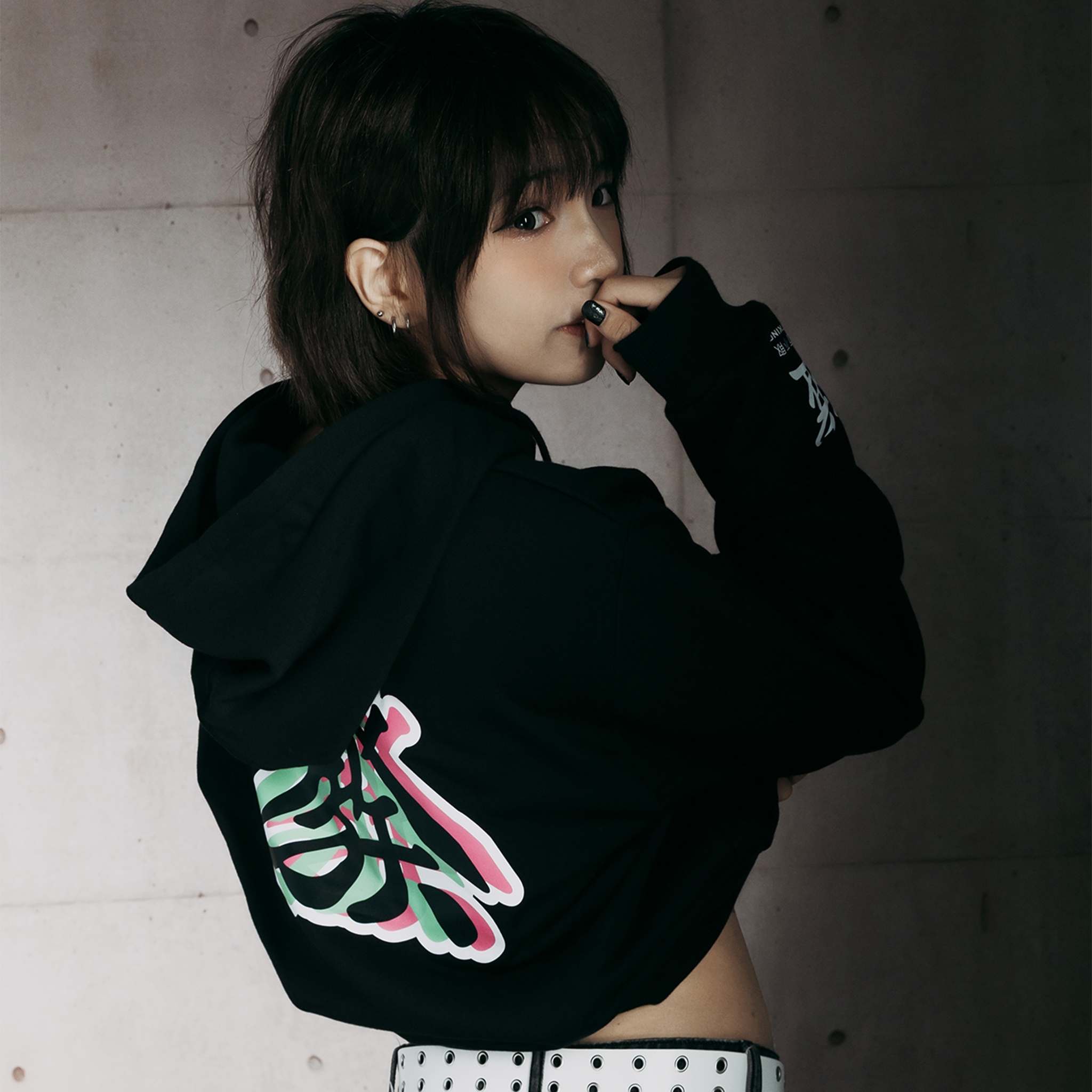 XCTRL x 東方不敗錯視發財帽T-黑