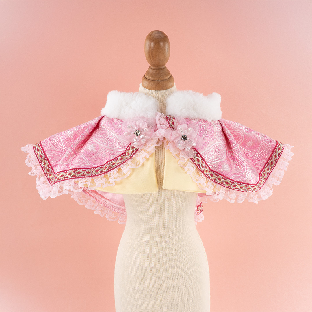 Two-tone Pink Mini Cape