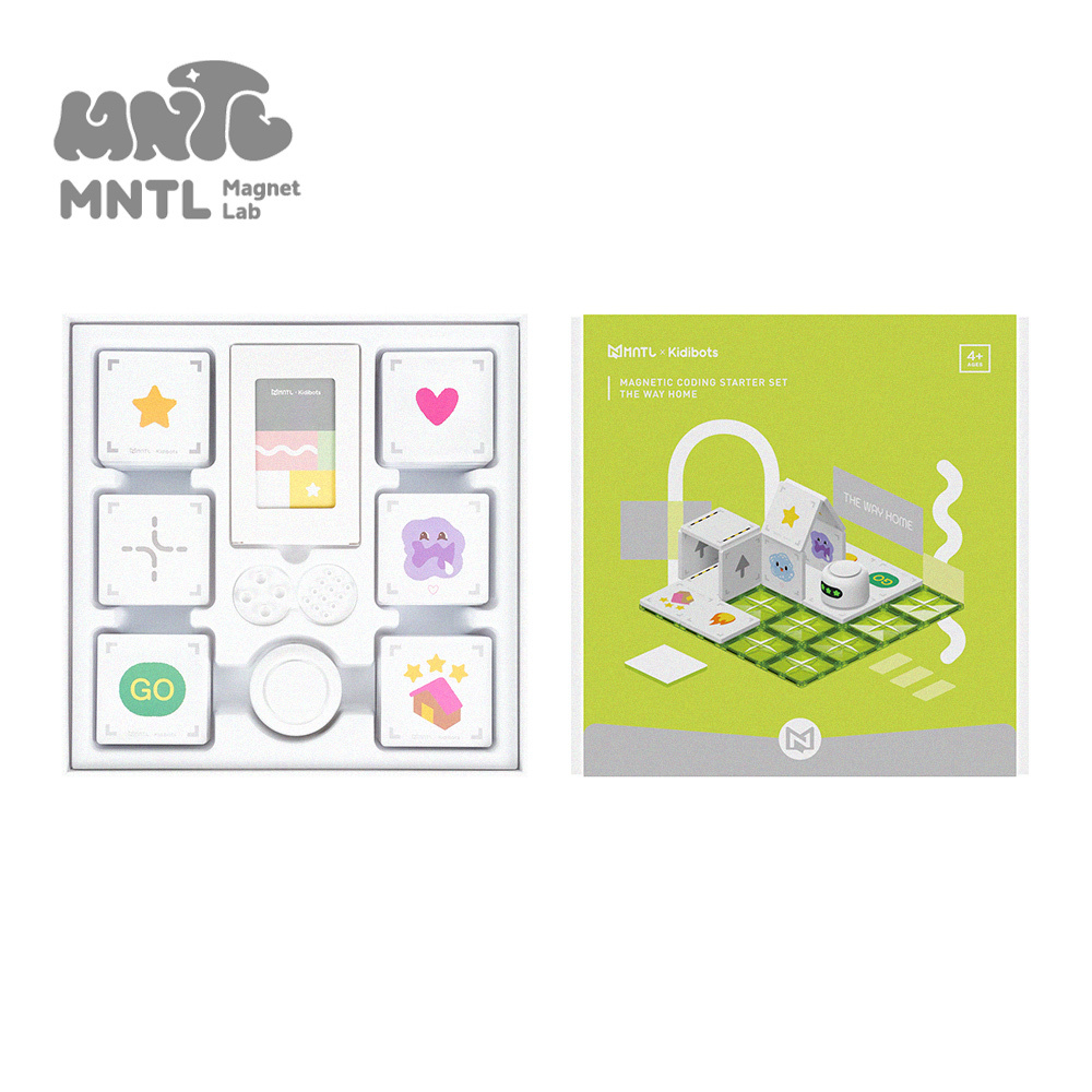 【 MNTLＸKidibots 】磁力積木 / 多彩藝術磁力片 | 回家之路 Kidibots  (94pcs)