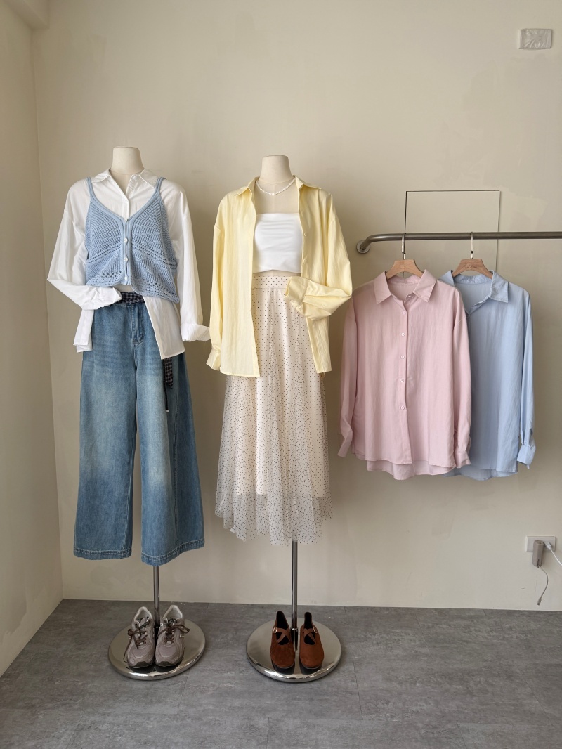 A3297-前口袋長袖襯衫