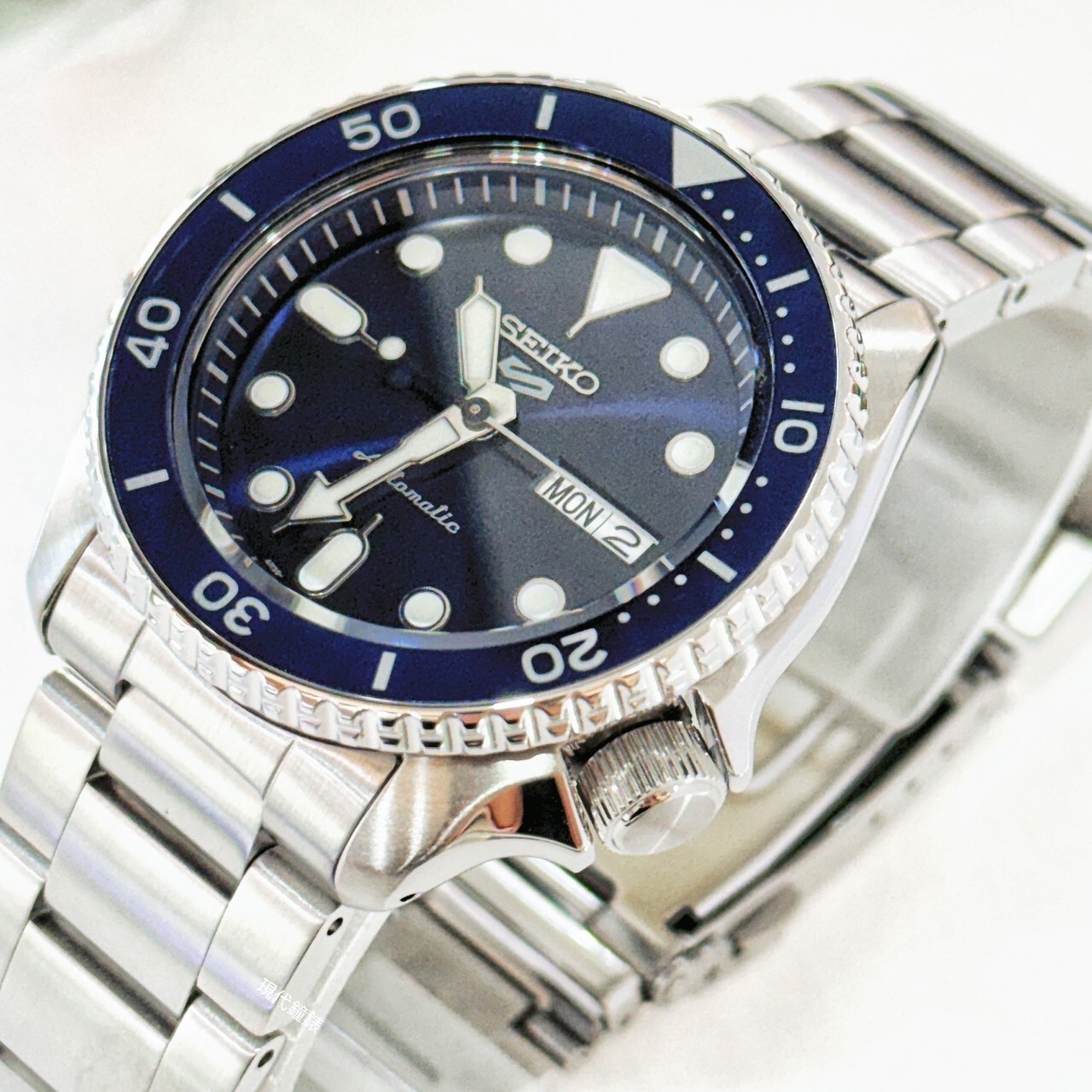 【SEIKO 精工 】SEIKO 5 Sports 經典藍面機械水鬼 4R36-07G0B 42.5mm 現代鐘錶