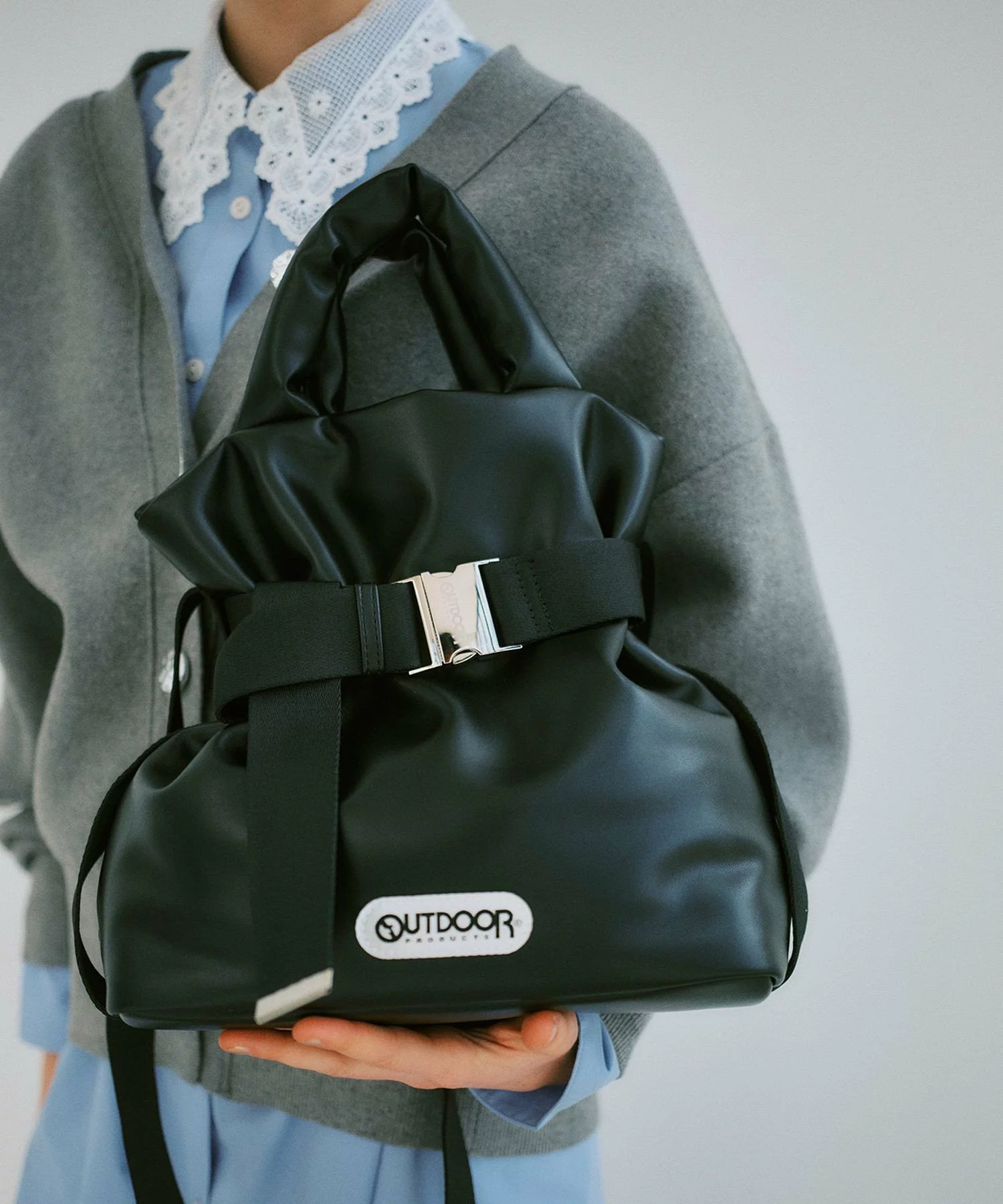 [預購] OUTDOOR 聯名 VIS 限定款 2WAY 腰帶加厚手提托特包 預約5 月中出貨