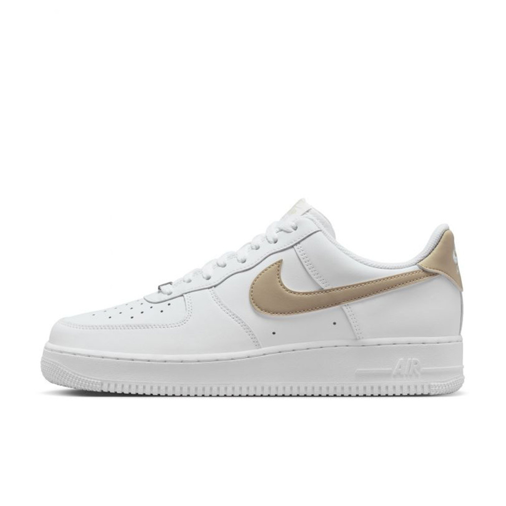 Nike Air Force 1 '07 白底奶茶勾 氣墊 緩震 休閒鞋 運動鞋 男鞋 FJ4146-120