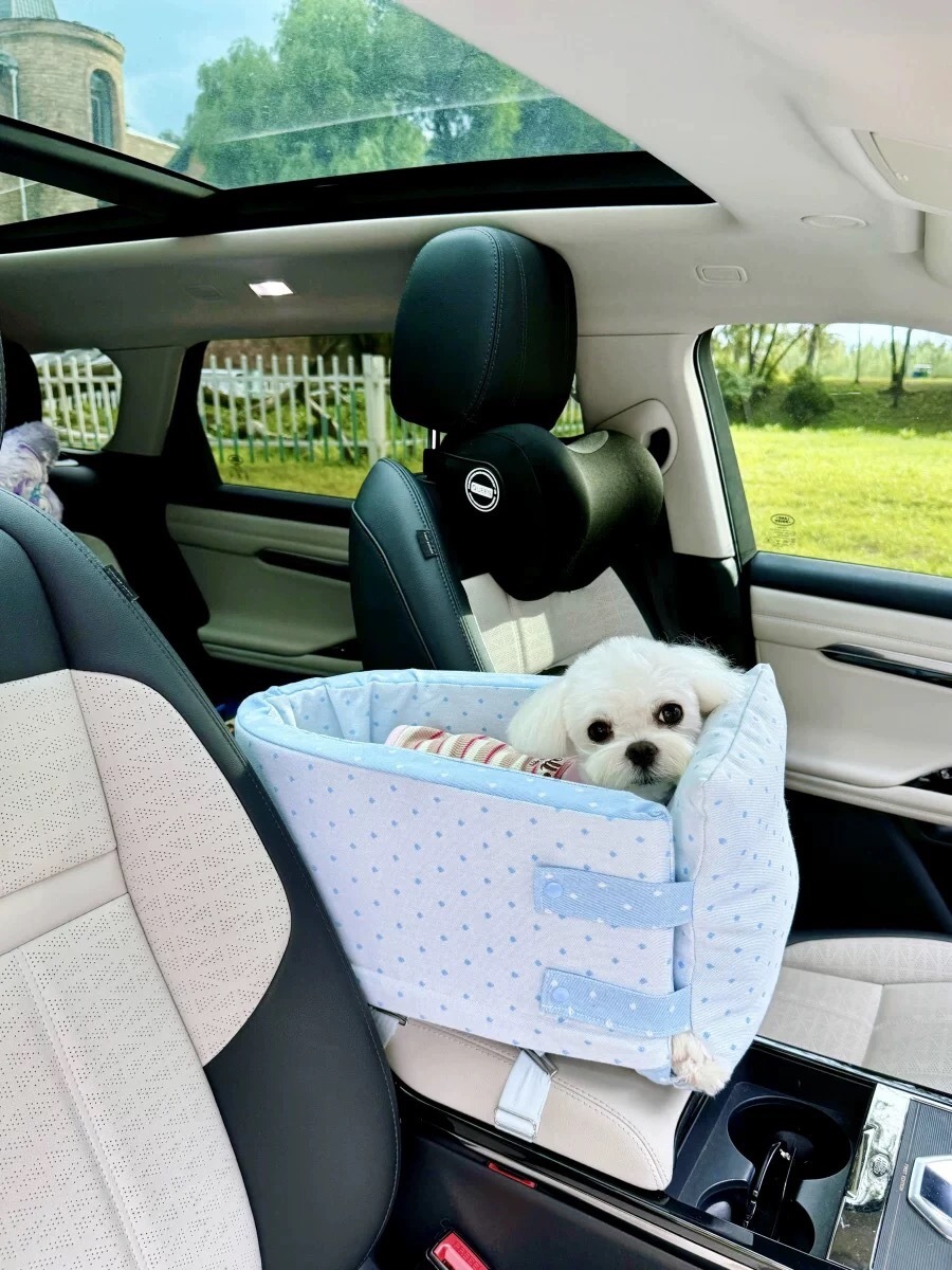 宠物中控车载包 少女心配色 可拆洗 小型犬适用
