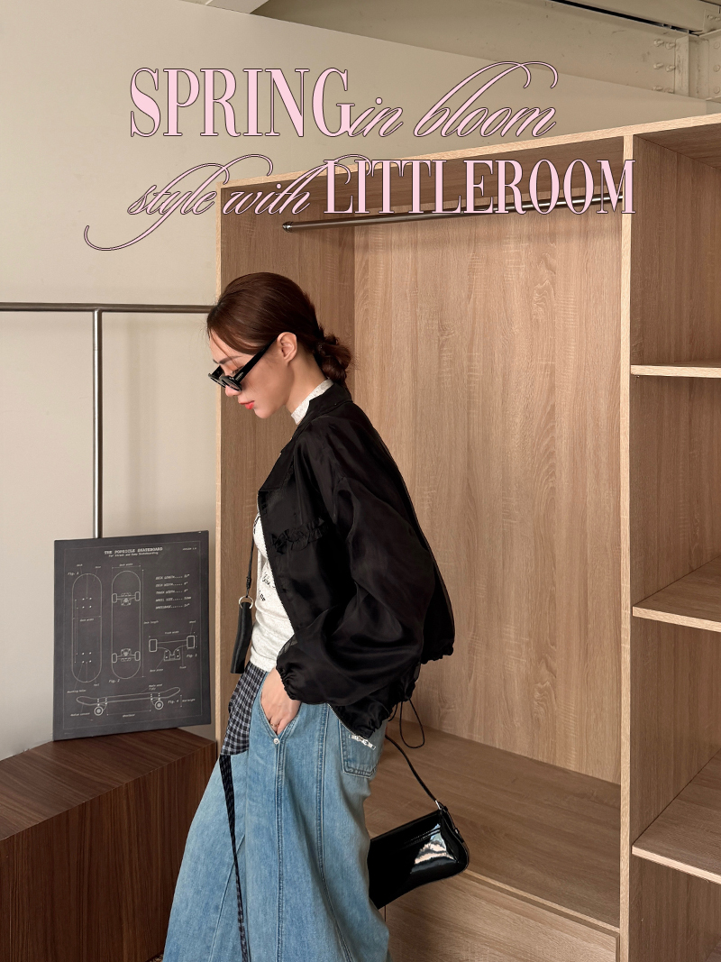 D1032-透膚滾邊拉鍊外套