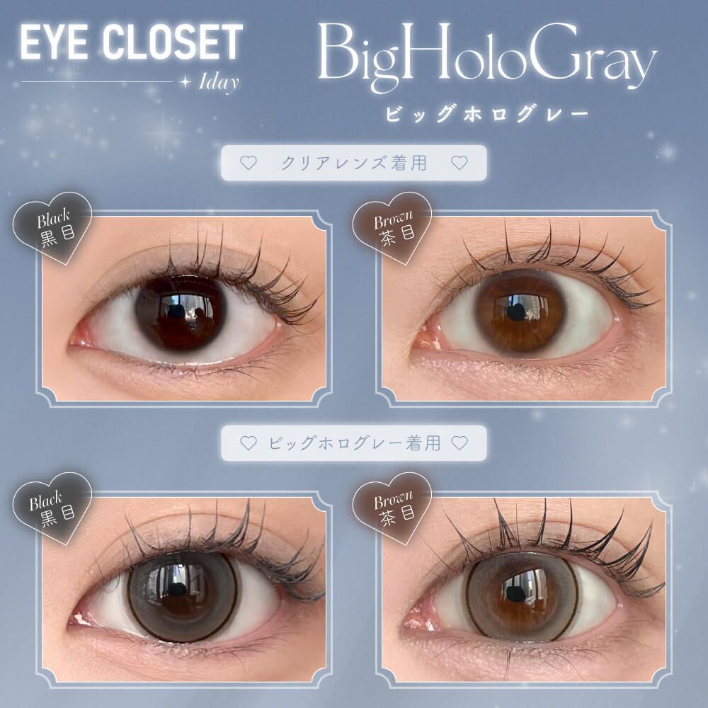 Eye Closet 1 Day (Big Holo Gray) (10P)