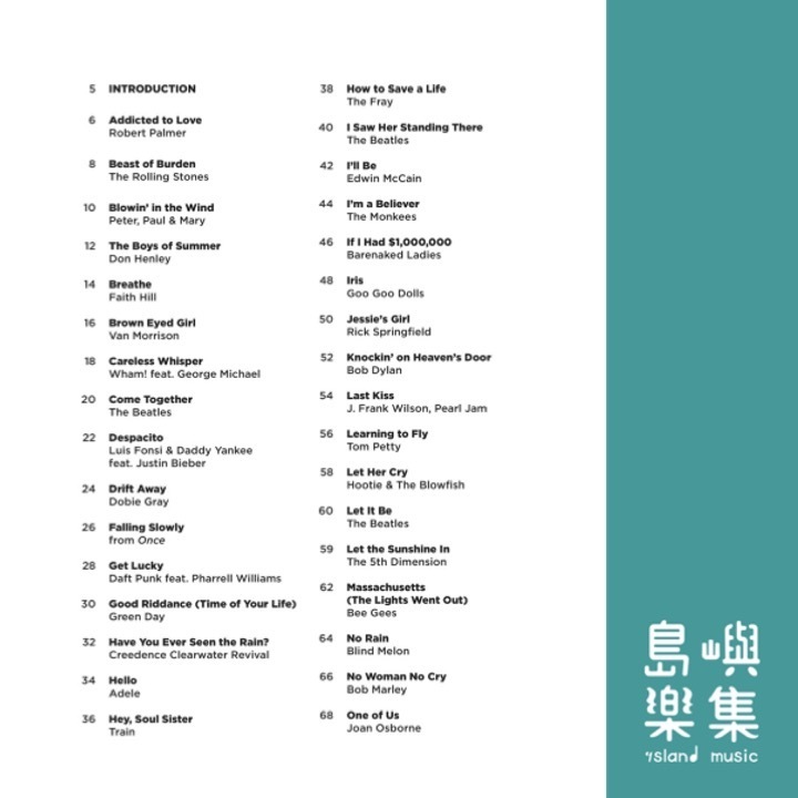 Four Chord Songs – Super Easy Songbook