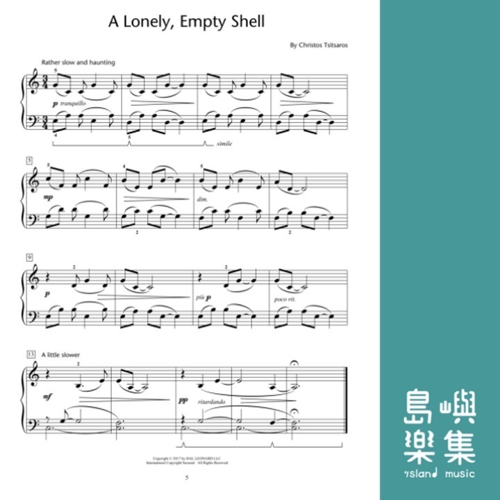 Sea Diary – Nine Original Piano Solos