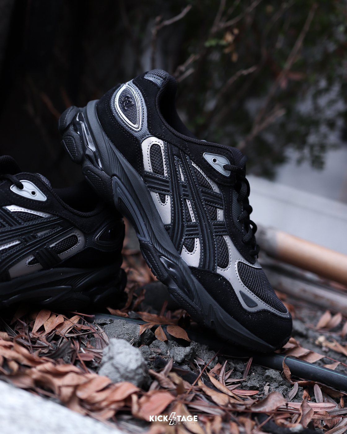 男女款 ASICS GEL-NYC 2.0 黑灰 黑銀 亞瑟膠科技 復古 運動 休閒鞋【1203A895-022】