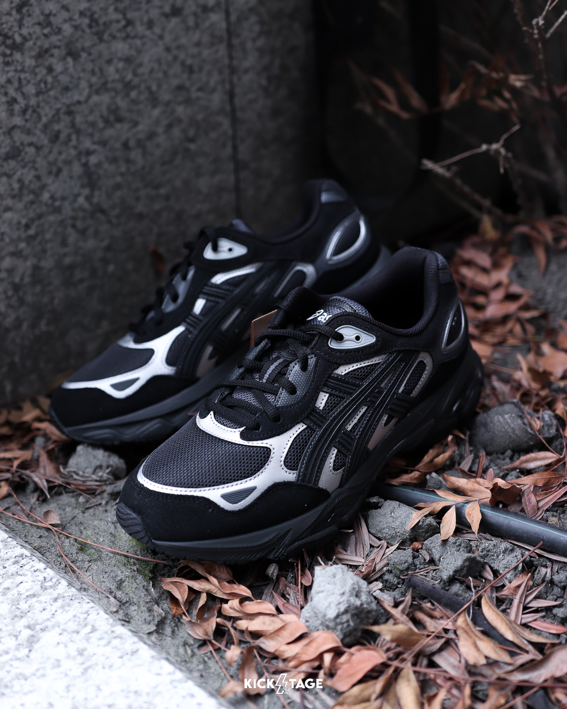 男女款 ASICS GEL-NYC 2.0 黑灰 黑銀 亞瑟膠科技 復古 運動 休閒鞋【1203A895-022】