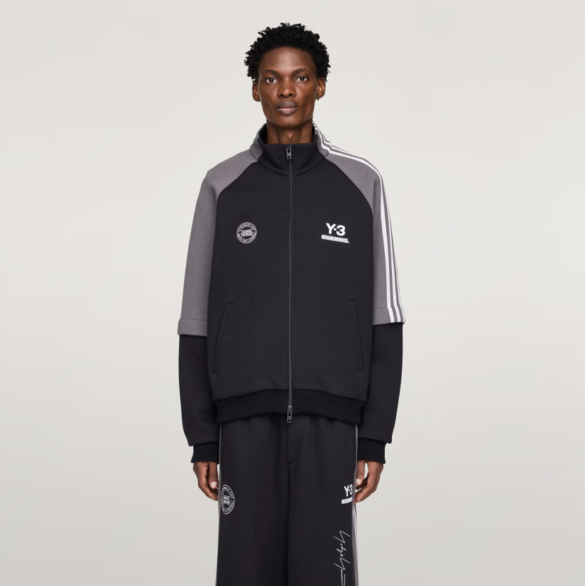 【 Y-3 x NBHD TRACK TOP 限定立領外套 - 黑 】