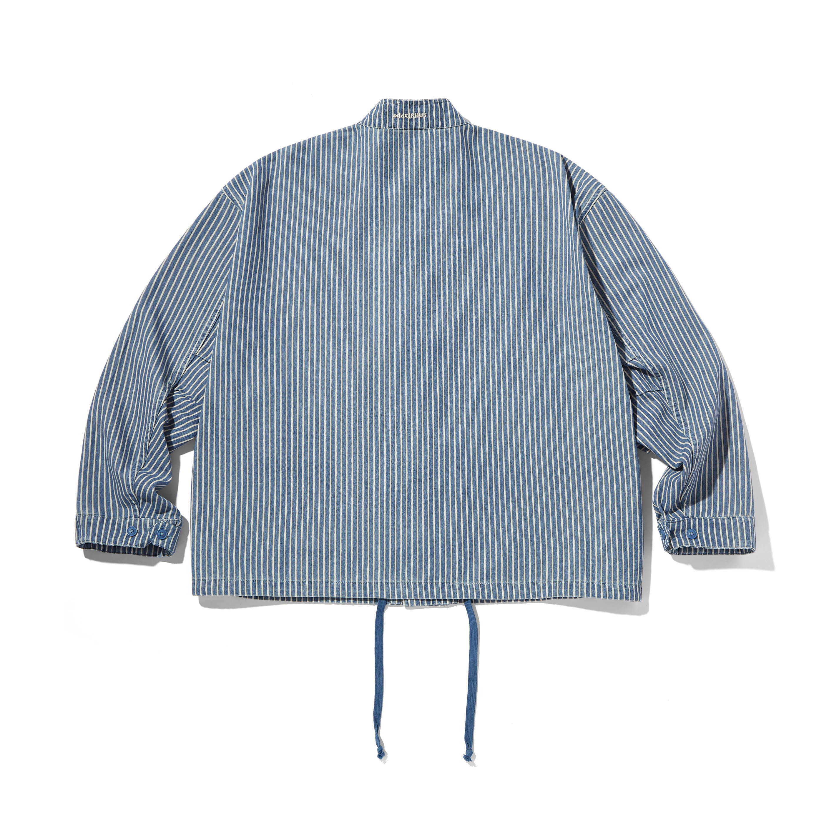 日系圓領牛仔外套