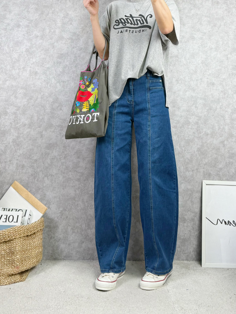 闆娘推薦｜修身彎刀剪裁高腰牛仔彎刀褲 ⚡搶手貨 ⚡