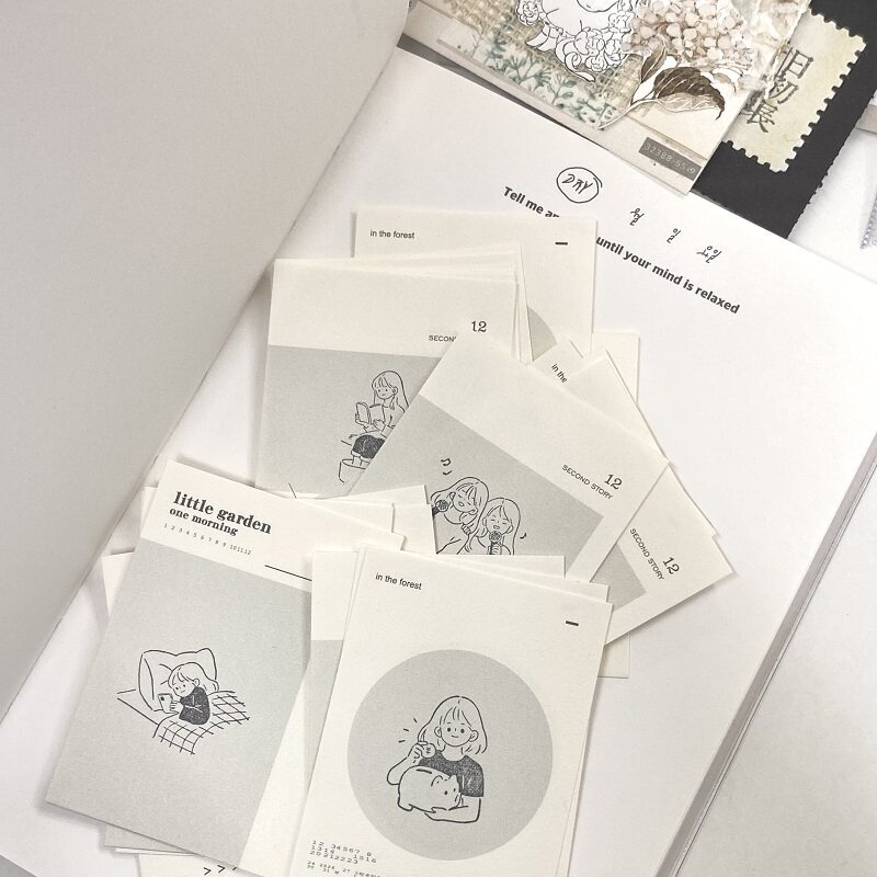 Blank book - Rubber Stamps - Phase 2 Litte Girl Series