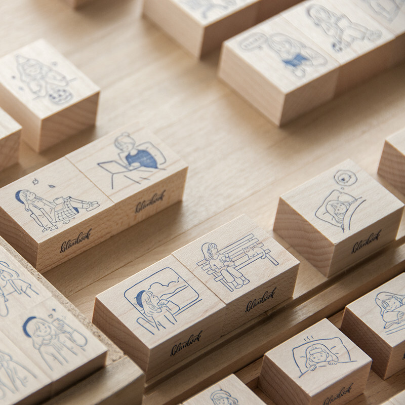 Blank book - Rubber Stamps - Phase 2 Litte Girl Series