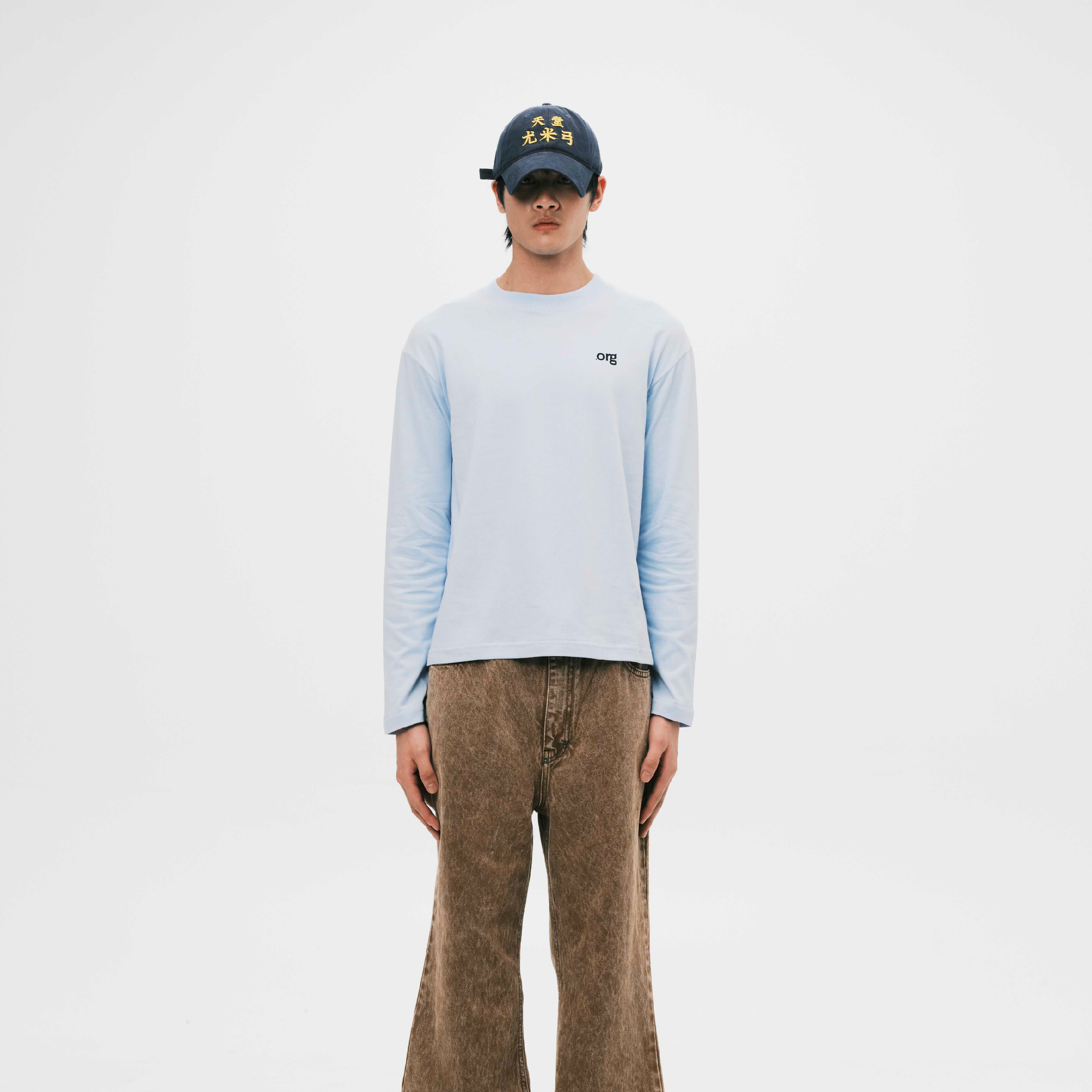 nul1.org .org Uniform LS Tee Blue [nu-T108]