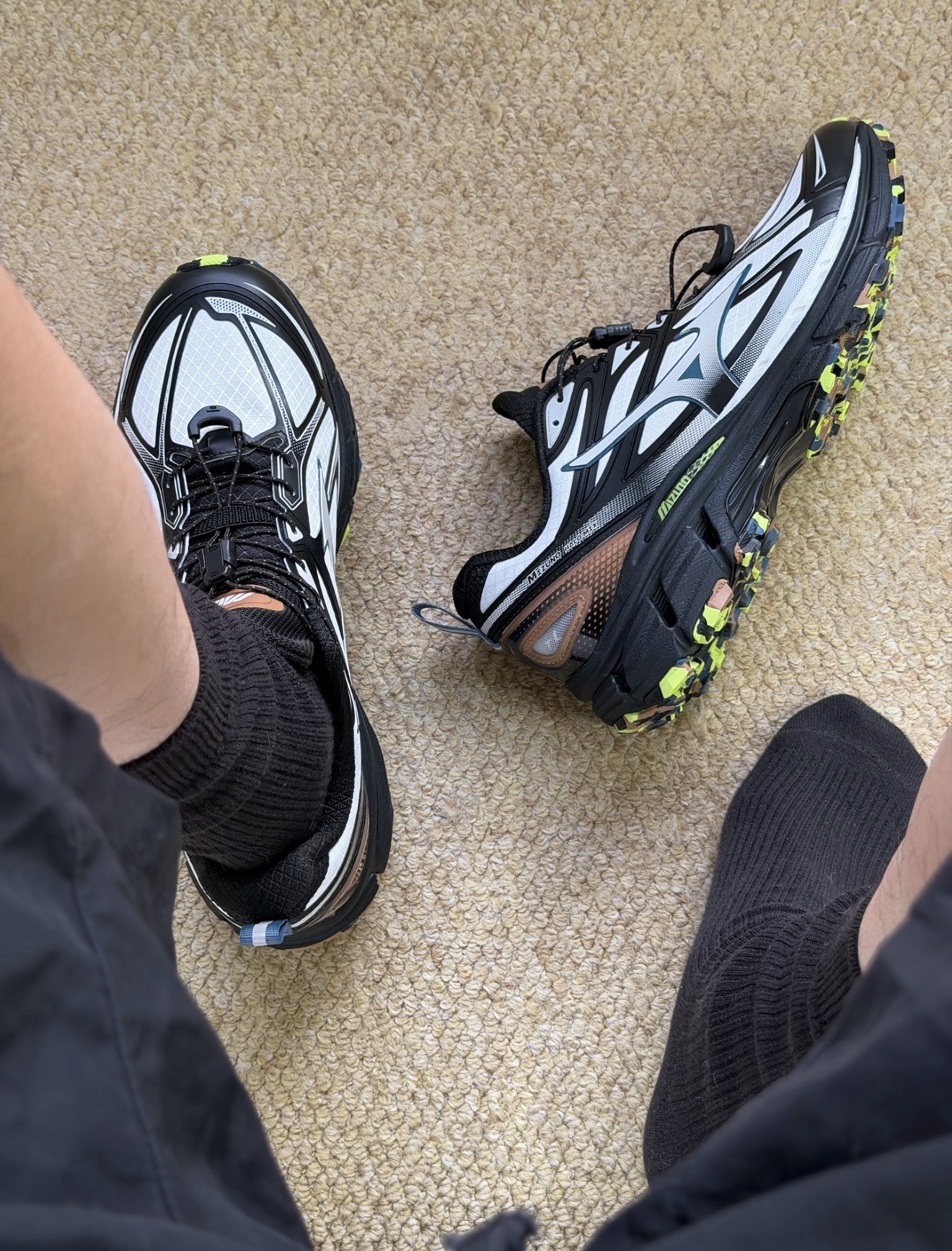 MIZUNO HALO MIX TL 銀啡索繩防潑水D1GH251204