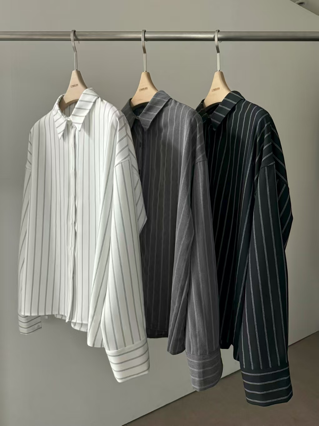 LN5514 直紋寬鬆恤衫 *特價* (充值購物金不適用)