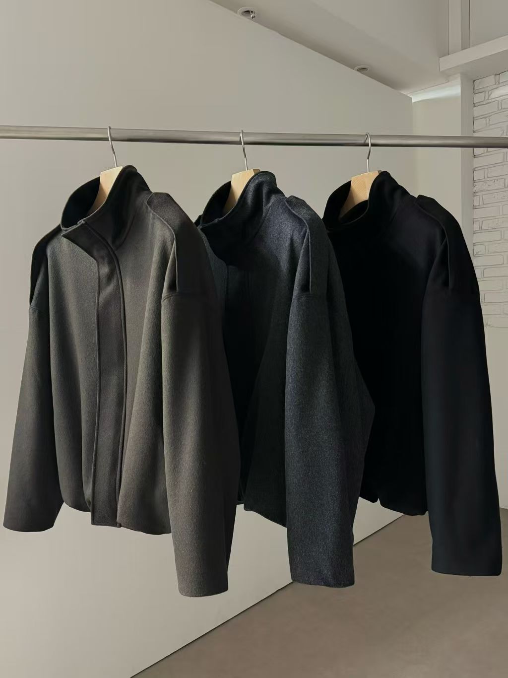 LN5513 立領機師拉鍊外套 *特價* (充值購物金不適用)