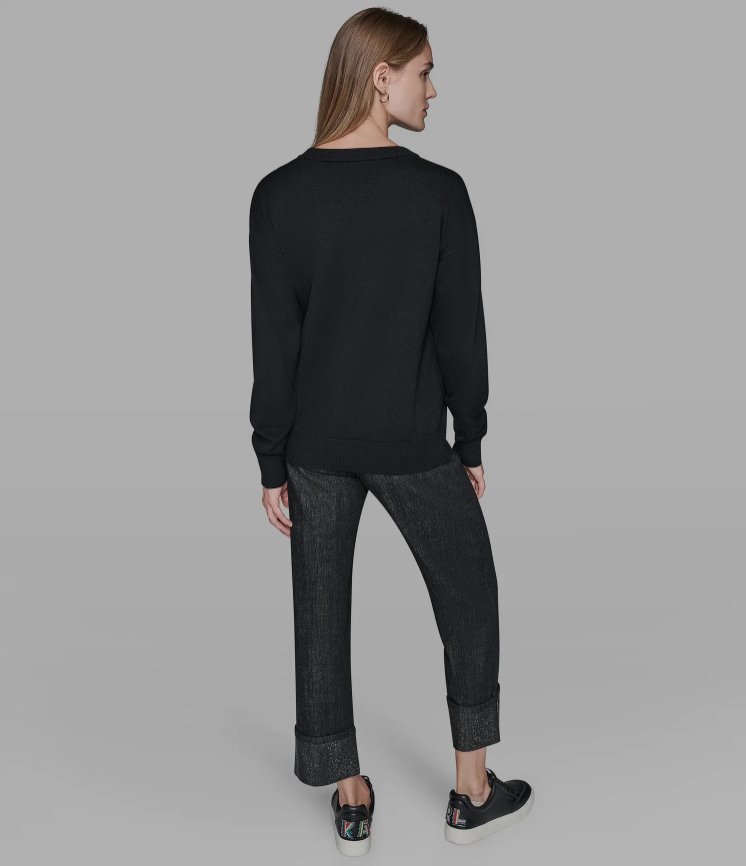 【直播】Karl Lagerfeld Paris LX021031 KARL CHARACTER 女裝毛衣