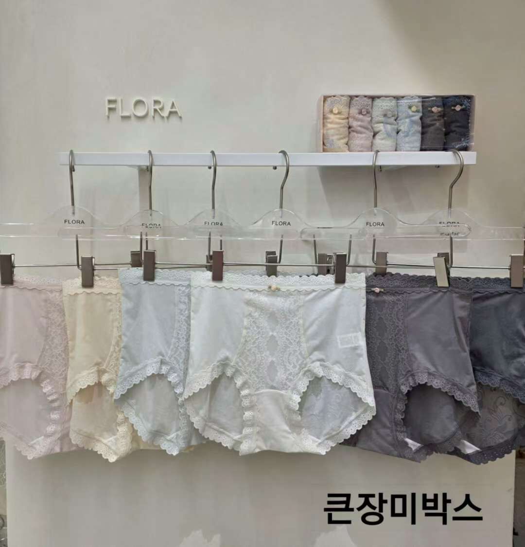 FL5559 中蕾絲花邊內褲 6條套裝 *特價* (優惠碼同充值購物金不適用)